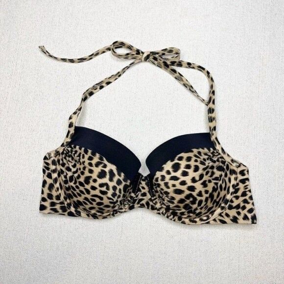 Victoria Secret Animal Print Bikini Swim Top - Picture 2 of 7